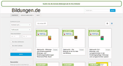 Desktop Screenshot of bildungen.de